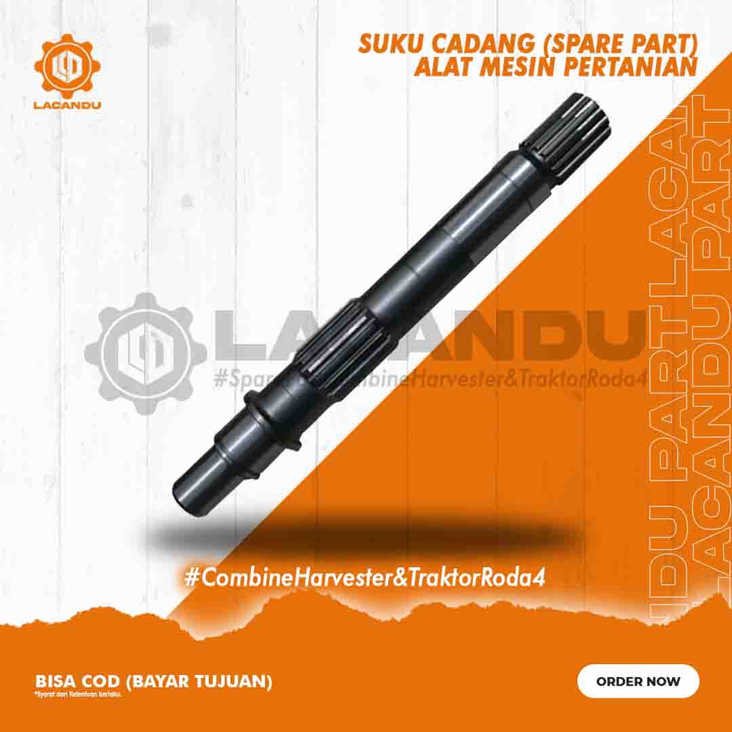 W DRIVE SHAFT PUMP HST / AS HST ATAS 40CC / 45CC MAXXI NDR 85 / BIMO UNTUK COMBINE HARVESTER LACANDU