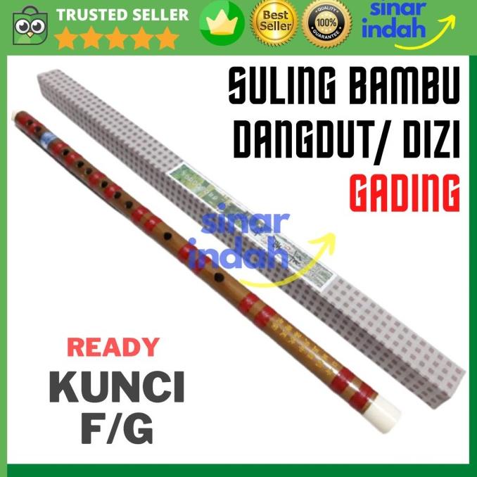 SERULING BAMBU TRADISIONAL CINA SULING CHINESE DIZI GADING - F