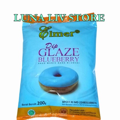 

Elmer Dip Glaze Blueberry 200 Gr