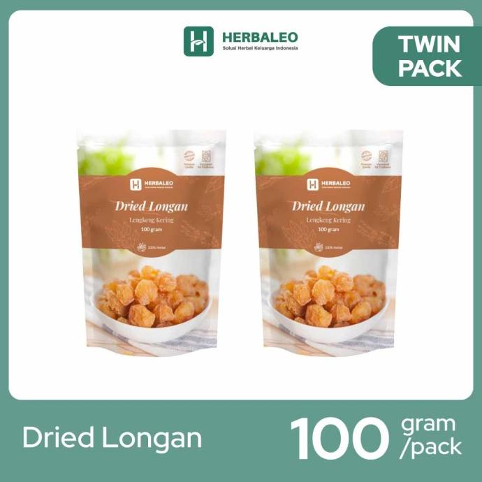 

NEW SALE TWINPACK - HERBALEO DRIED LONGAN 100 GRAM ( LENGKENG KERING ) DISCOUNT