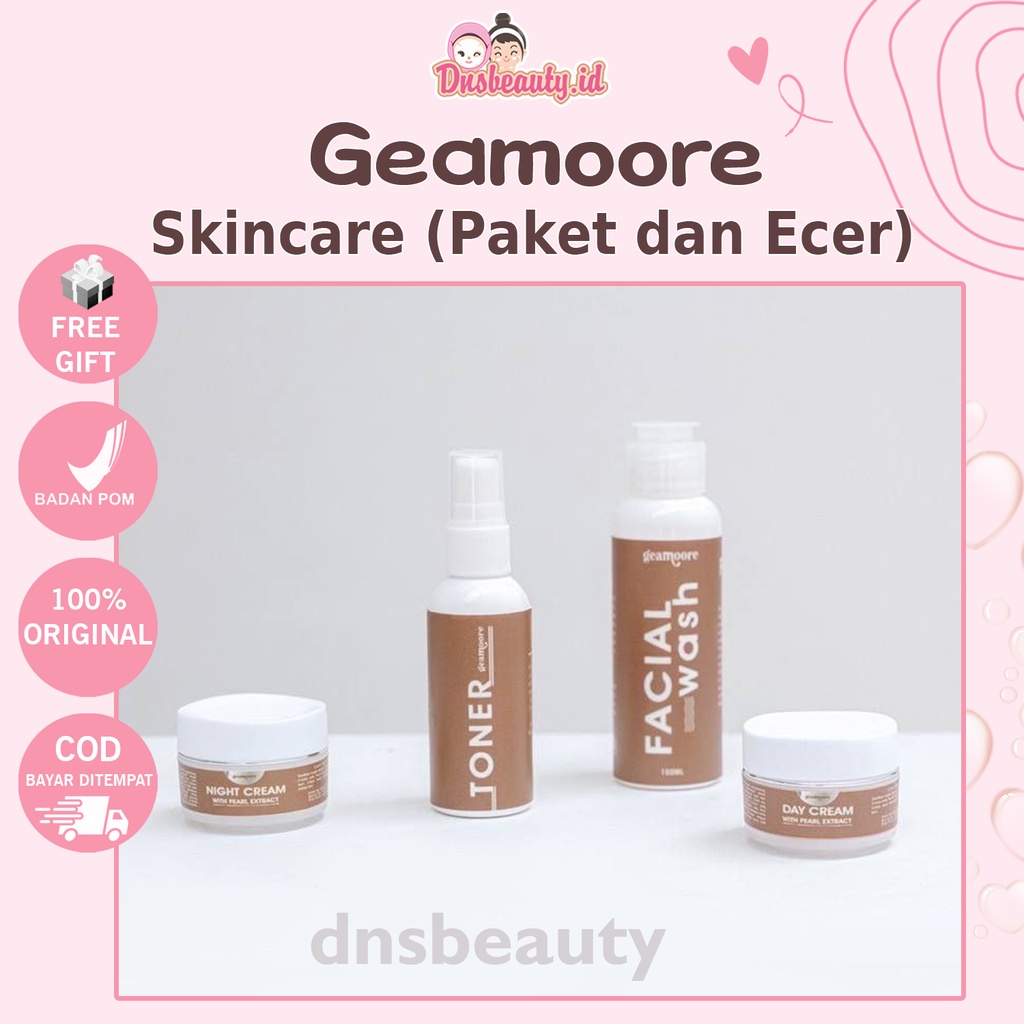 [RESMI] PAKET DAN ECER SKINCARE GEAMOORE BPOM | SKINCARE GEAMOORE PAKER DAN ECER 100% ORIGINAL