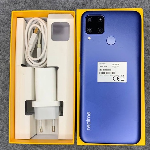 Realme C15 4/64GB Bekas/Second Fullset Mulus Banget