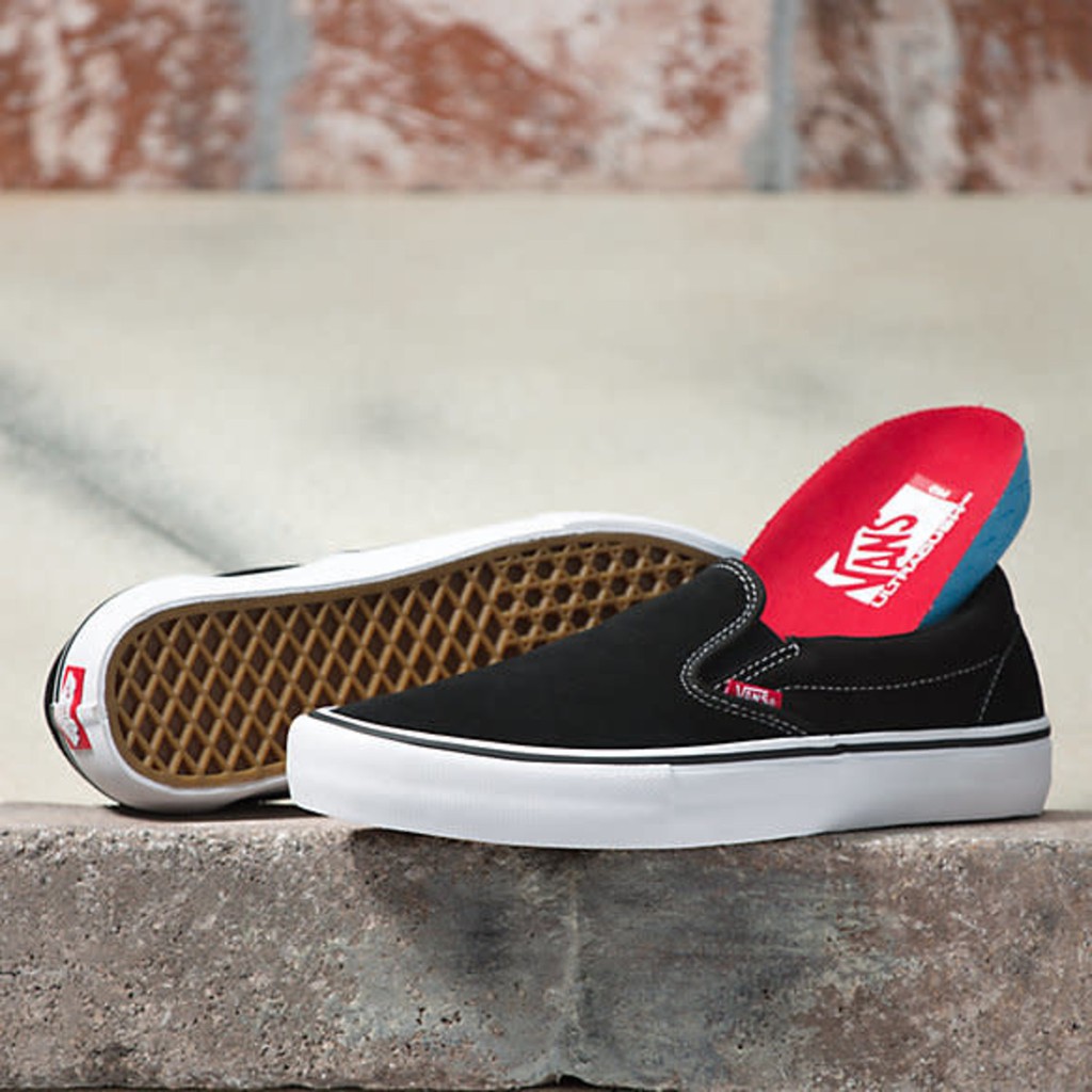 Vans Slip On Black / White Pro