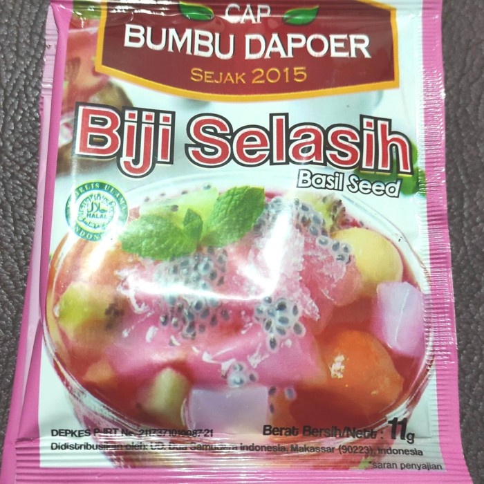 

biji selasih sachet pasar online makassar