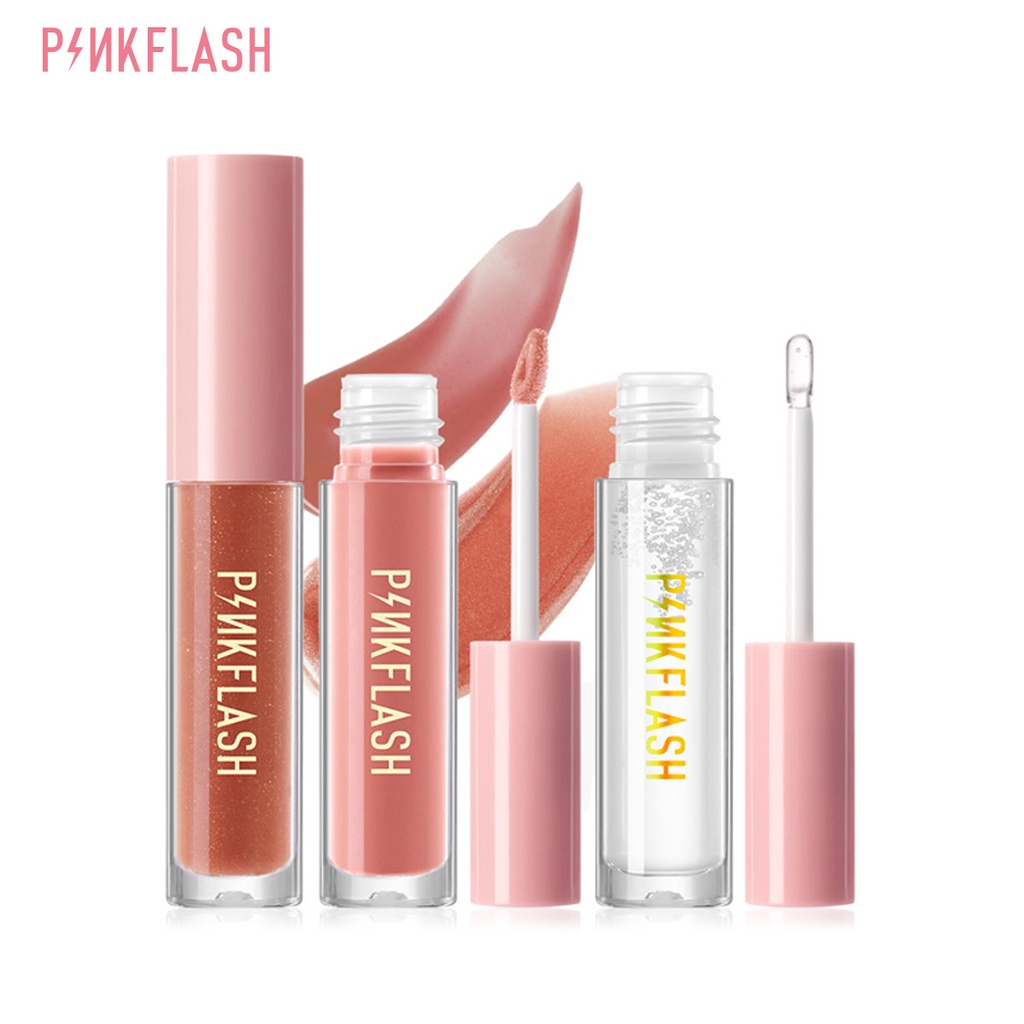 PINKFLASH OhMyPinkflash OhMyGloss High Shine Lip Gloss  Lipstik Cruelty Free Original Sachi Beaute