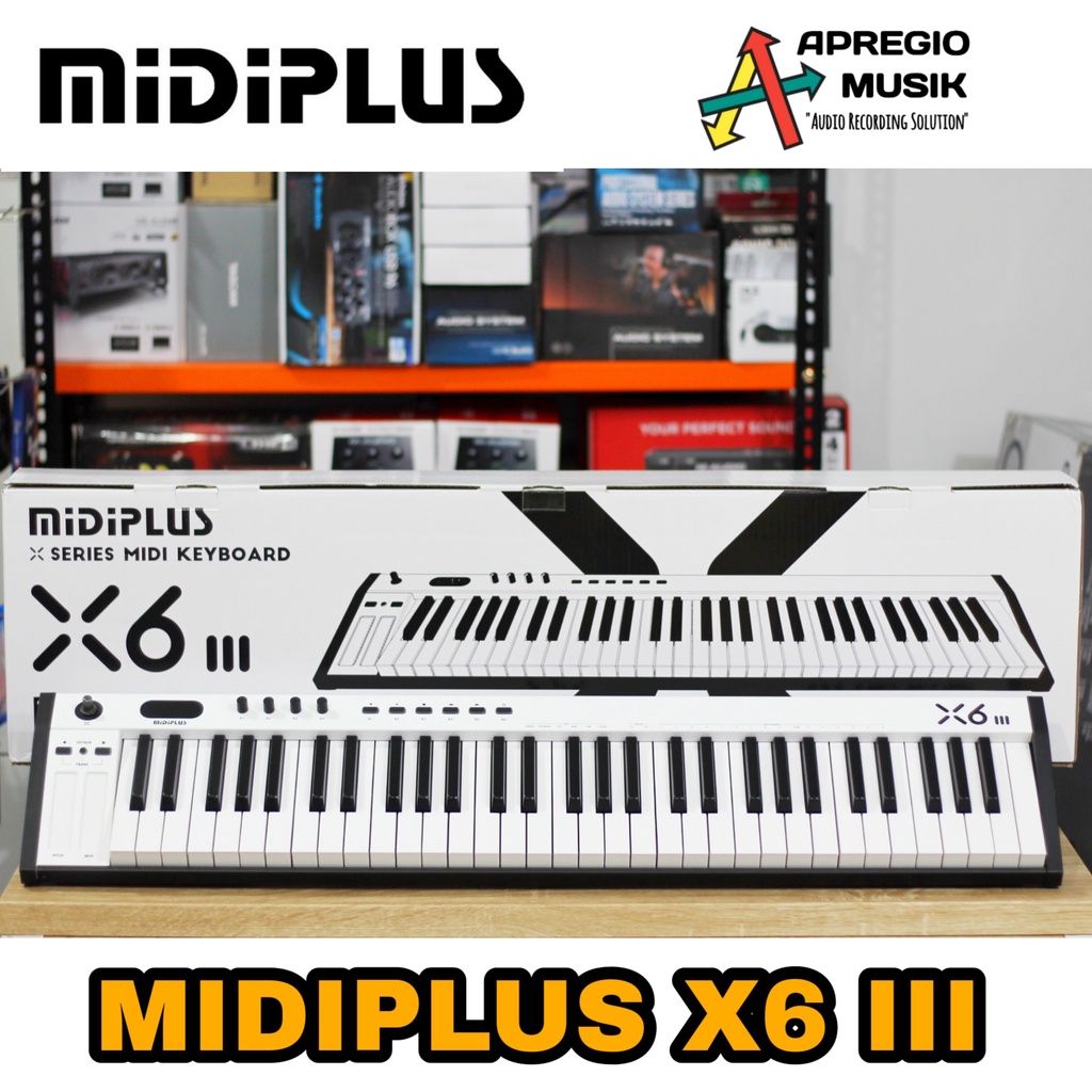 Midiplus X6 MK3 MK III USB Midi Controller 61 keys