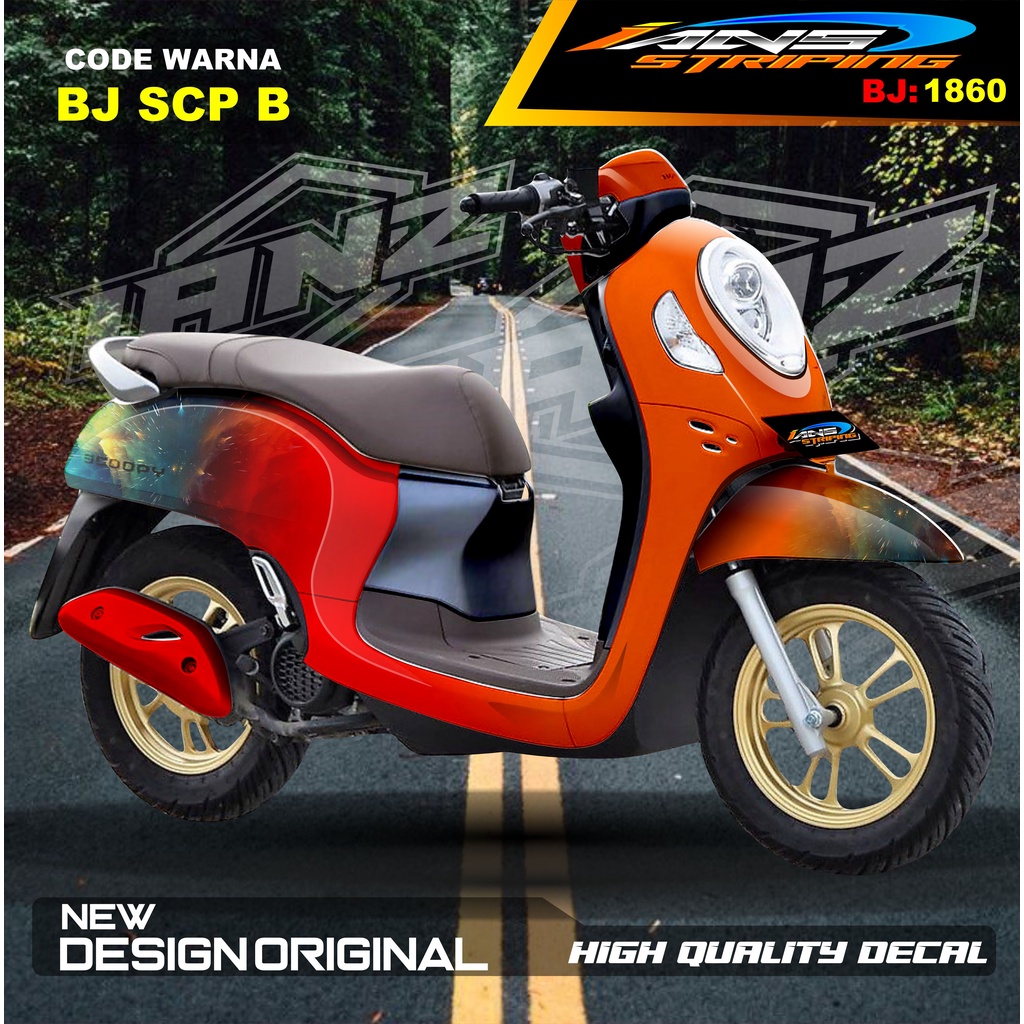 STIKER FULL BODY SCOOPY / STICKER ALL NEW SCOOPY / STIKER FULL BODY SCOOPY TERMURAH / STIKER MOTOR SCOOPY / STIKER MOTOR