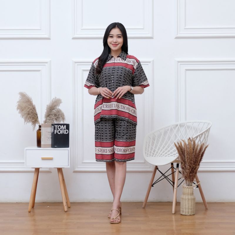 SETELAN SULTAN DIOR | SETELAN KEKINIAN | ONE SET VIRAL [ BISA COD ]