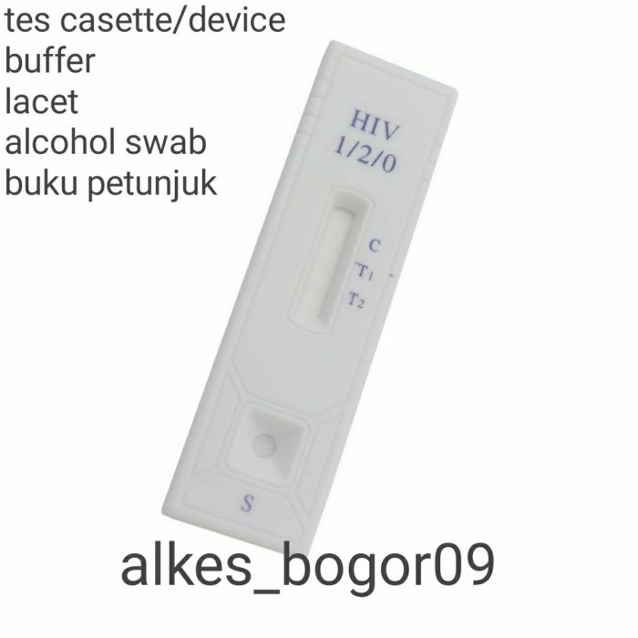Jual alat test HIV 1/2/0 device test hiv mandiri Shopee Indonesia