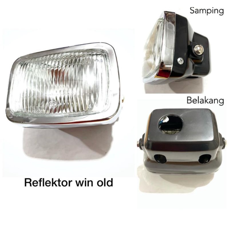 Reflektor lampu depan honda win 100 win100 tahun tua import Lampu Depan Honda win