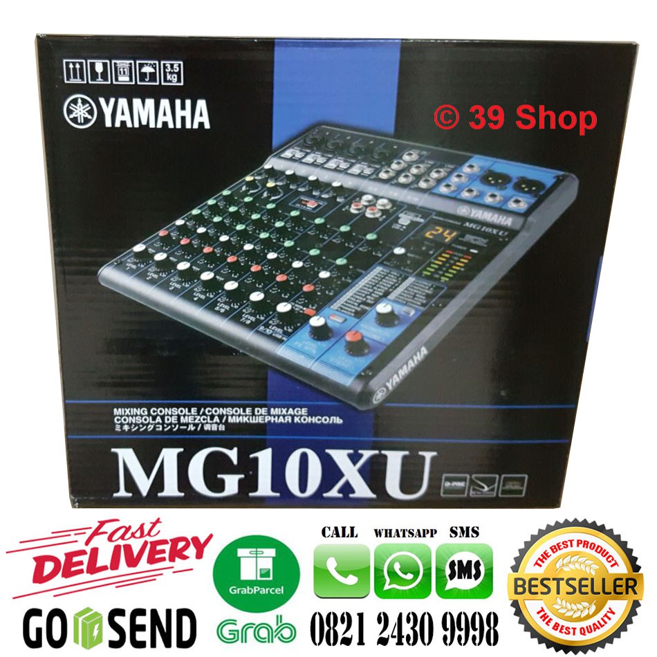 Mixer Audio Yamaha Mg 10xu Grade A 10 Channel Mg 10 Xu Mg10xu Mg10 Xu Shopee Indonesia