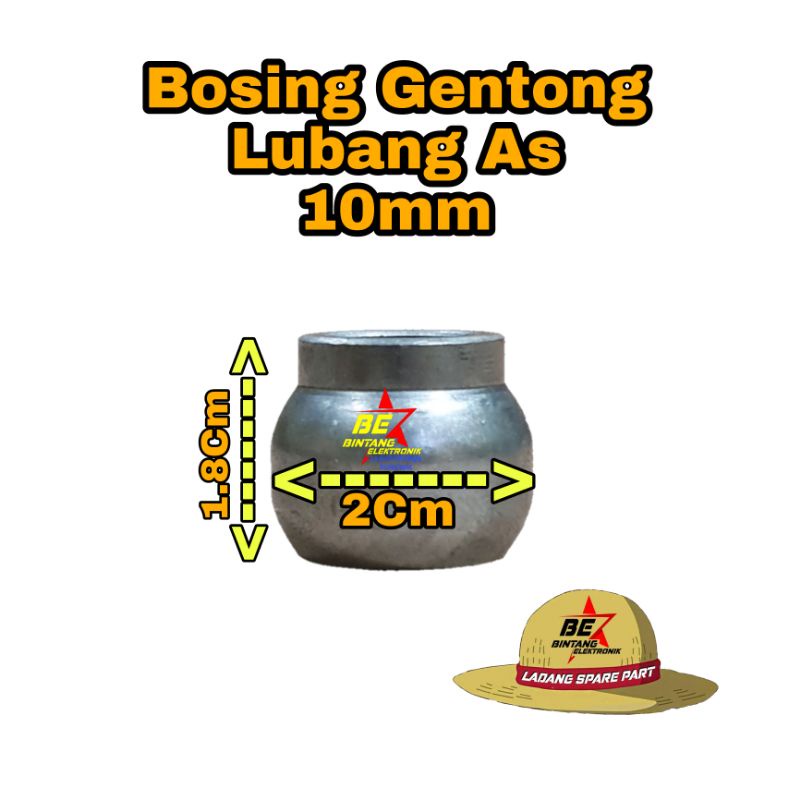 [COD] BOS GENTONG 10MM BOSING BOTOL KIPAS LAHER MESIN CUCI LUBANG 10 MM