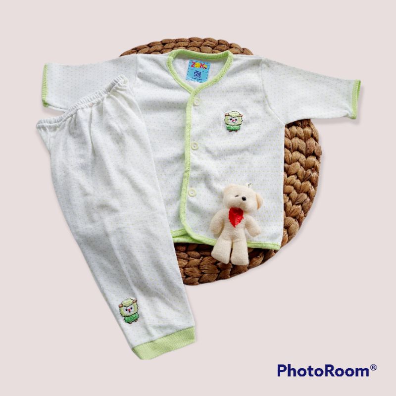 Setelan Bayi Polkadot SNI || Setelan Newborn SNI || Setelan Bayi Katun