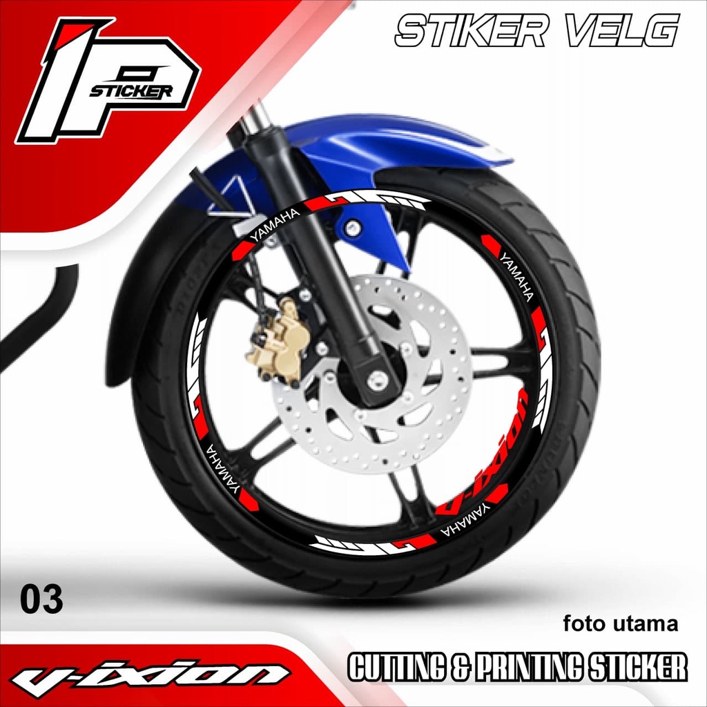 (COD) CUTTING STICKER VELG VIXION- CUTTING VELG MOTOR VIXION.03