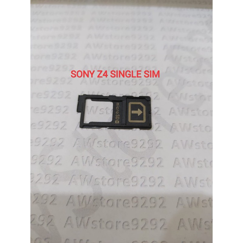 Tempat Dudukan Simcard Simtray Sim Tray Card Lock Sony Xperia Z4