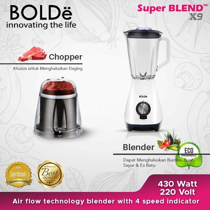 Blender Super BLEND X9 Original BOLDe