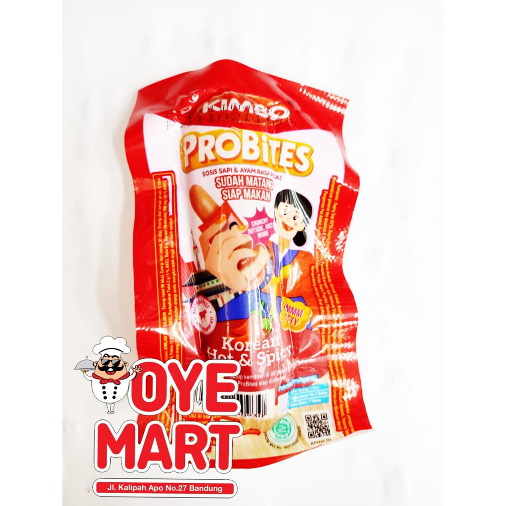 KIMBO PROBITES KOREAN HOT & SPICY 60GR SOSIS SIAP MAKAN