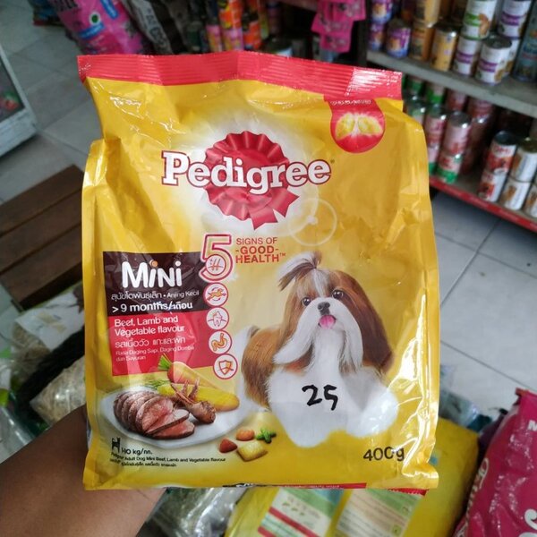 Pedigree Mini Beef 400gr 400 gr Makanan Anjing Kecil Small Breed Dry