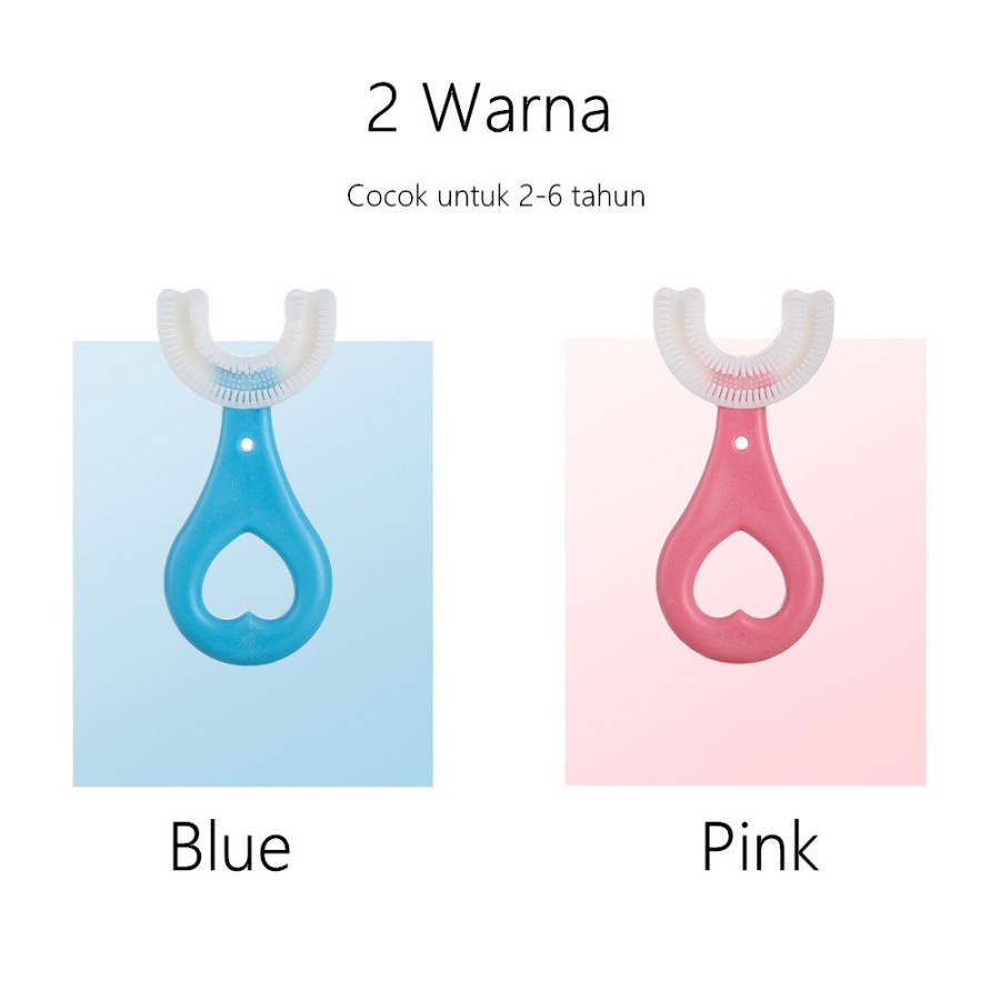 Sikat Gigi Anak U shape Silicone