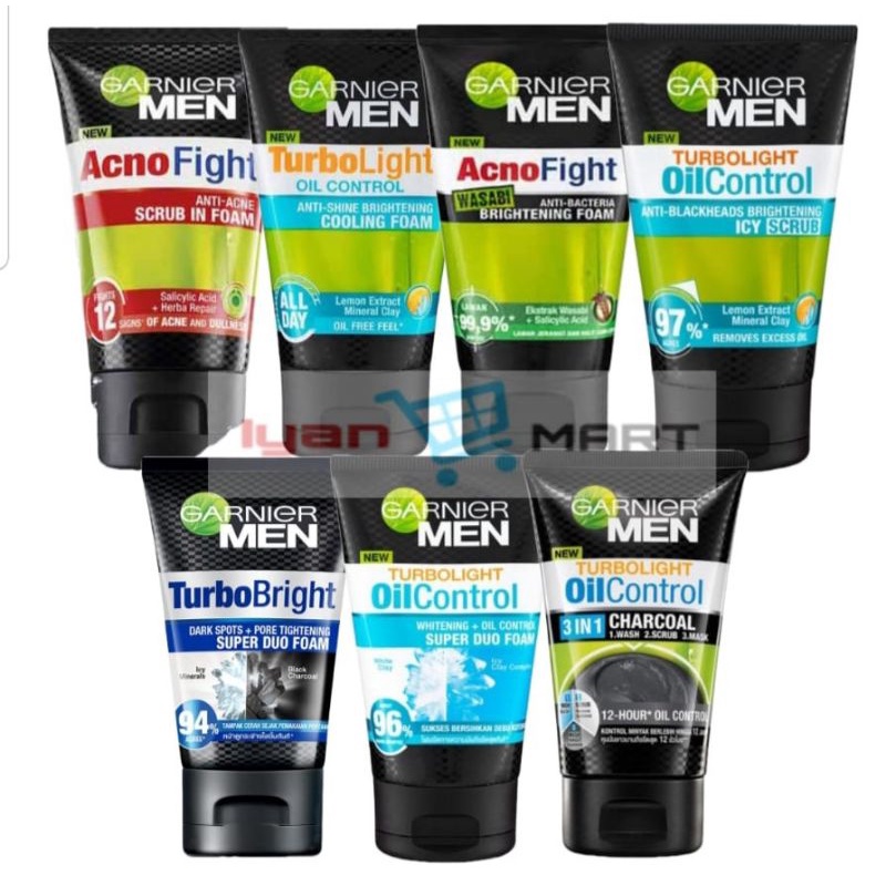 Garnier Men Facial Foam Power White Super Duo Foam 100gr / Termurah Garnier Men Sabun Cuci Muka