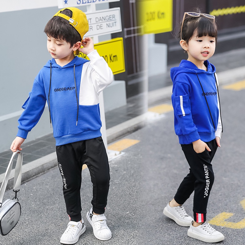 LittleAaron PASSWORD ONE GEAR HOODIE Setelan Sweater 1 - 7 Tahun Baju Anak Berkualitas