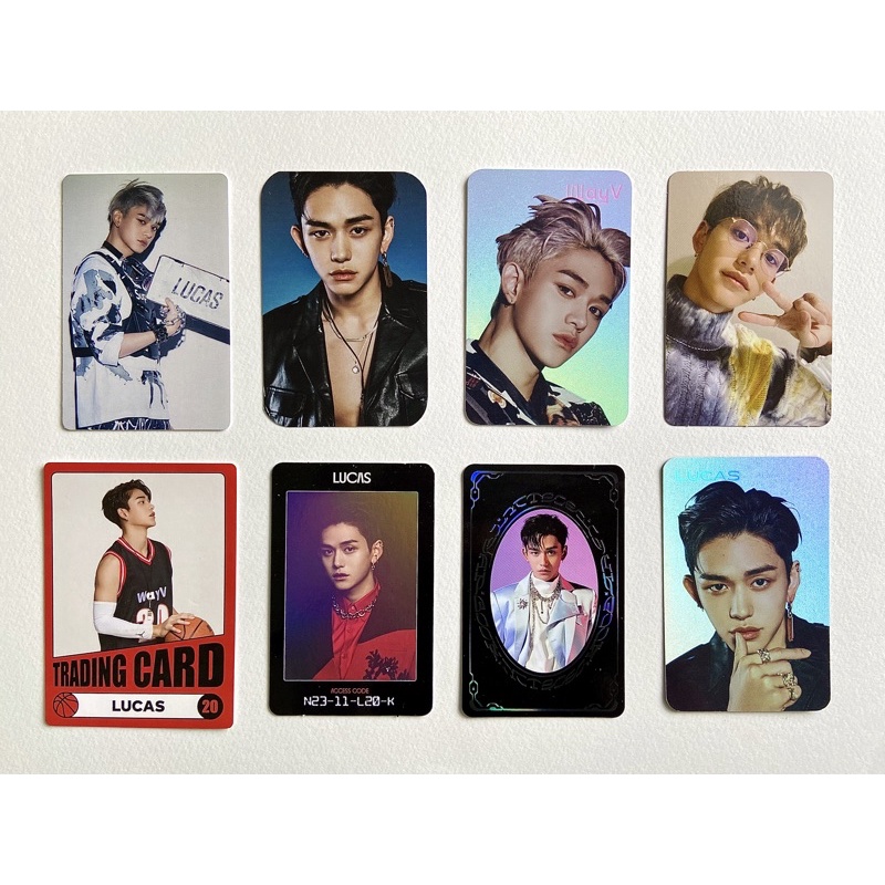 Lucas WayV NCT Photocard ( pc/pcs ) ( holo, yb, resonance, sticker, totms )