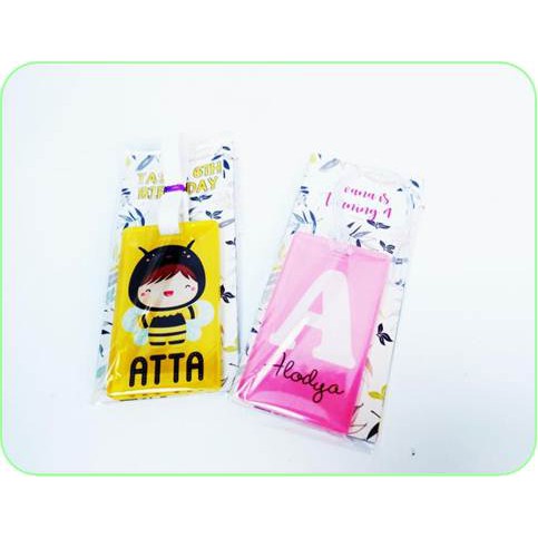 

Souvenir/Hampers Ulang Tahun - Bag Tag (Gantungan Tas) Custom