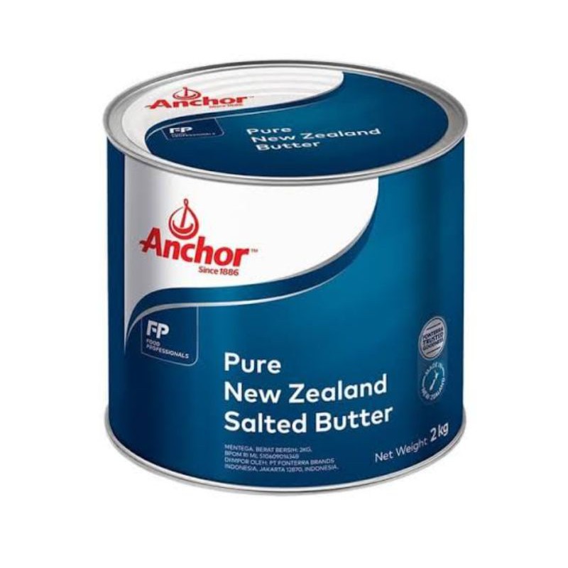 

TERMURAH!!! DISKON!!! ANCHOR TINNED SALTED BUTTER 2KG