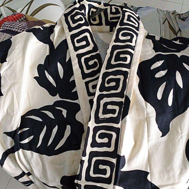 Outer Blazer Batik Lengan Panjang Bahan Katun Stretch, 241 Vd#