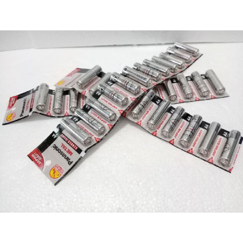 Baterai Panasonic Metal AA 1.5V/batrey jam dinding/MINIM PEMBELIAN 6