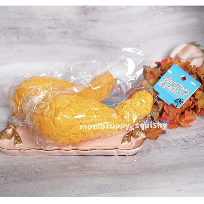 Squishy licensed fried chicken by sunny kitchen (squishy ayam goreng)