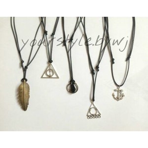 choker tanpa pengait deathly hallows