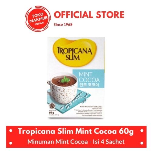 TROPICANA SLIM MINT COCOA 15GR ISI 4 SACHET