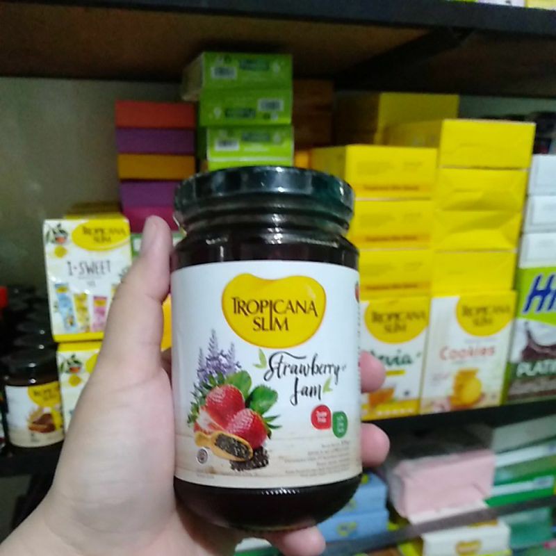

Tropicana slim strawberry jam 375gr