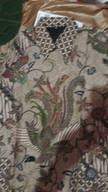 Batik Solo Hem Kemeja Batik Solo Pria Panjang Peksi Luhur Senojoyo Full Furing Atasan Modern Premium