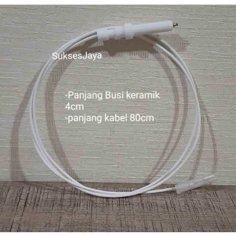 Busi Pemantik Kompor Gas Tanam Iginition Pin Kompor Tanam ( Busi 4cm Kabel 80cm )