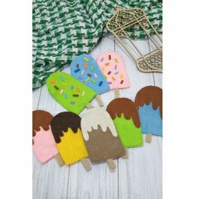 

Popsicle Amplop Flanel Angpao Lebaran - Handmade