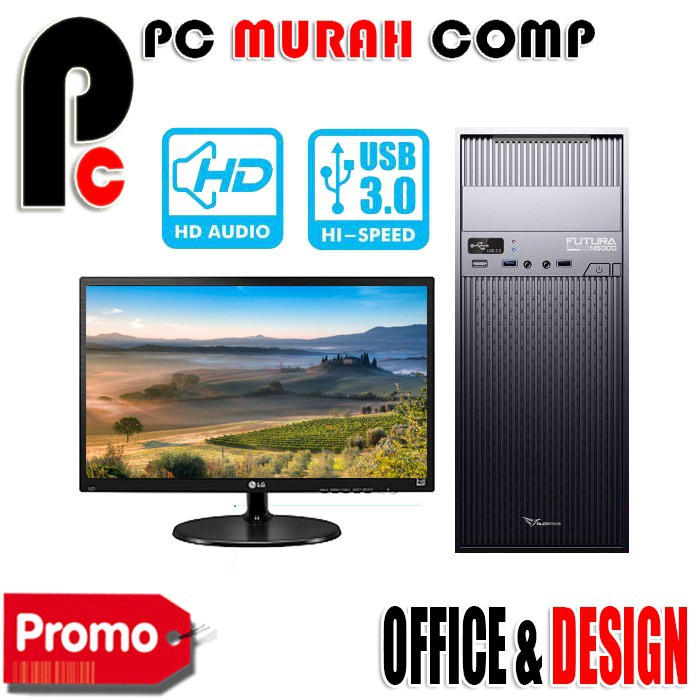 PROMO PC Rakitan untuk office dan design Core i5