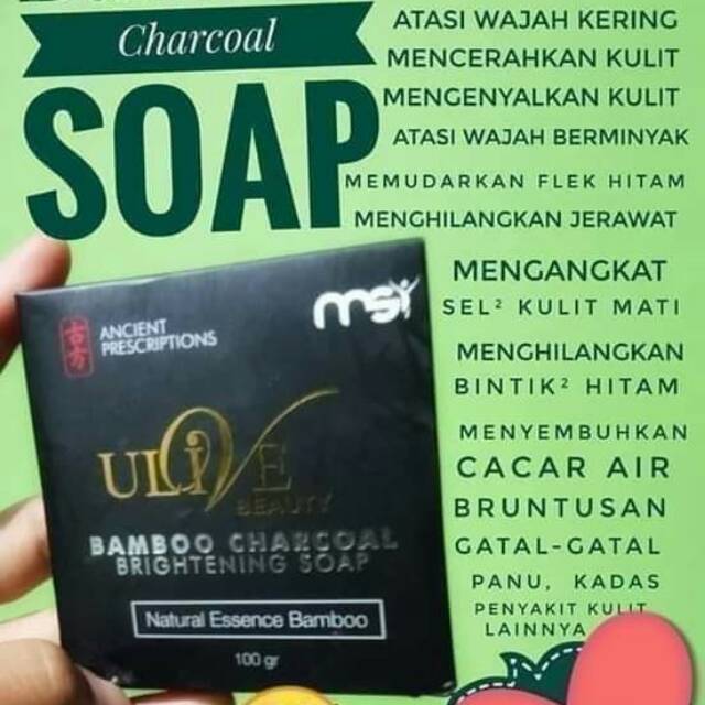 Sabun Bamboo (Bamboo Charcoal)