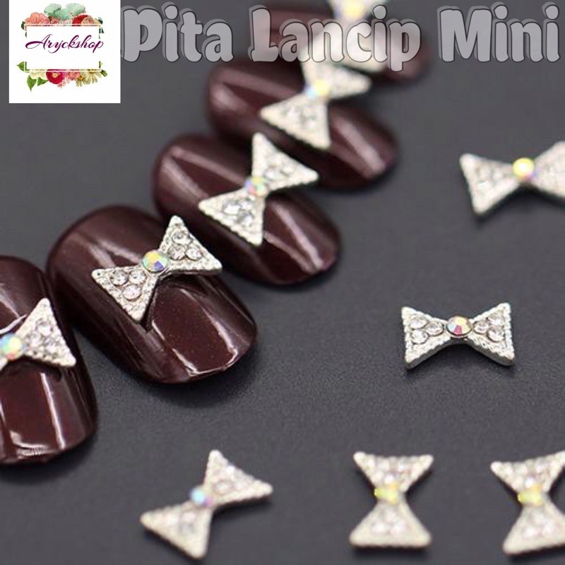 PITA LANCIP MINI NAILART PER PCS Bahan nail art kuku palsu fake nails kupal cantik wedding creation