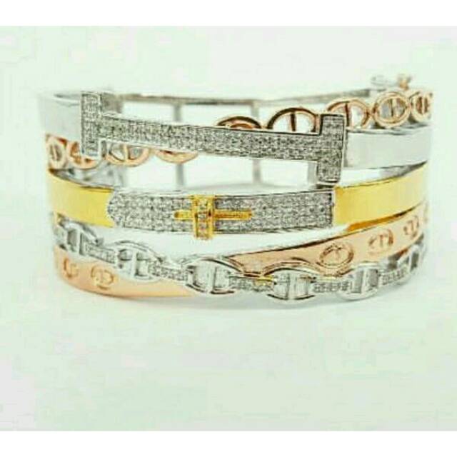Gelang hermes lapis emas gold plated
