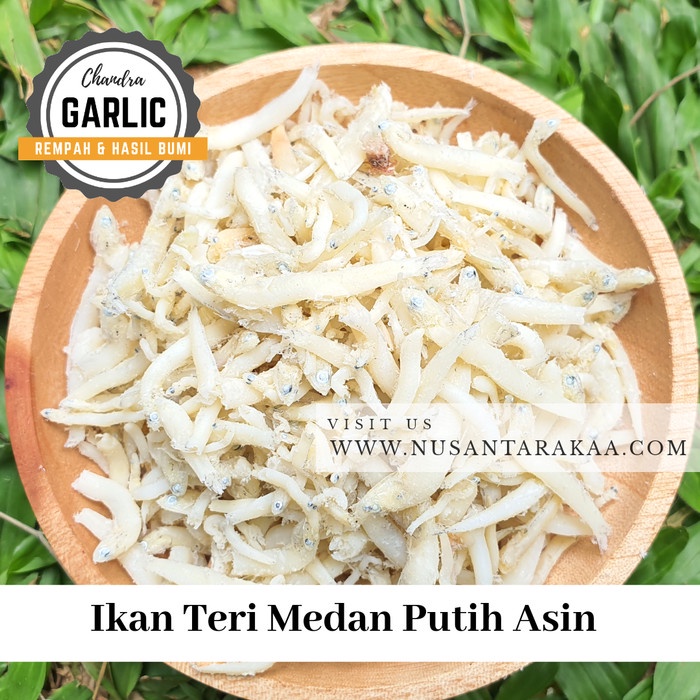 

Ikan teri medan putih asin 500 gr