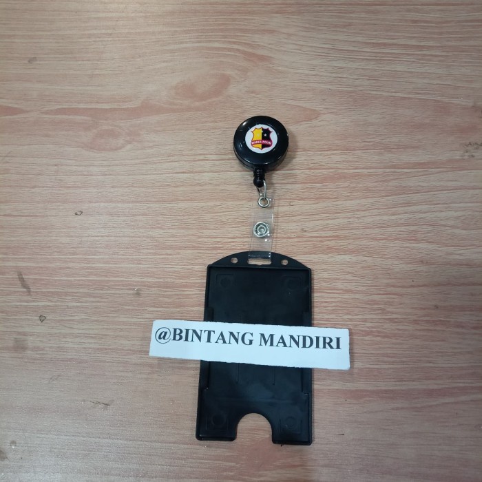 

Terbatas Name Tag Id Card Plastik Plus Yoyo Hitam Biasa Logo Mabes Polri Promo
