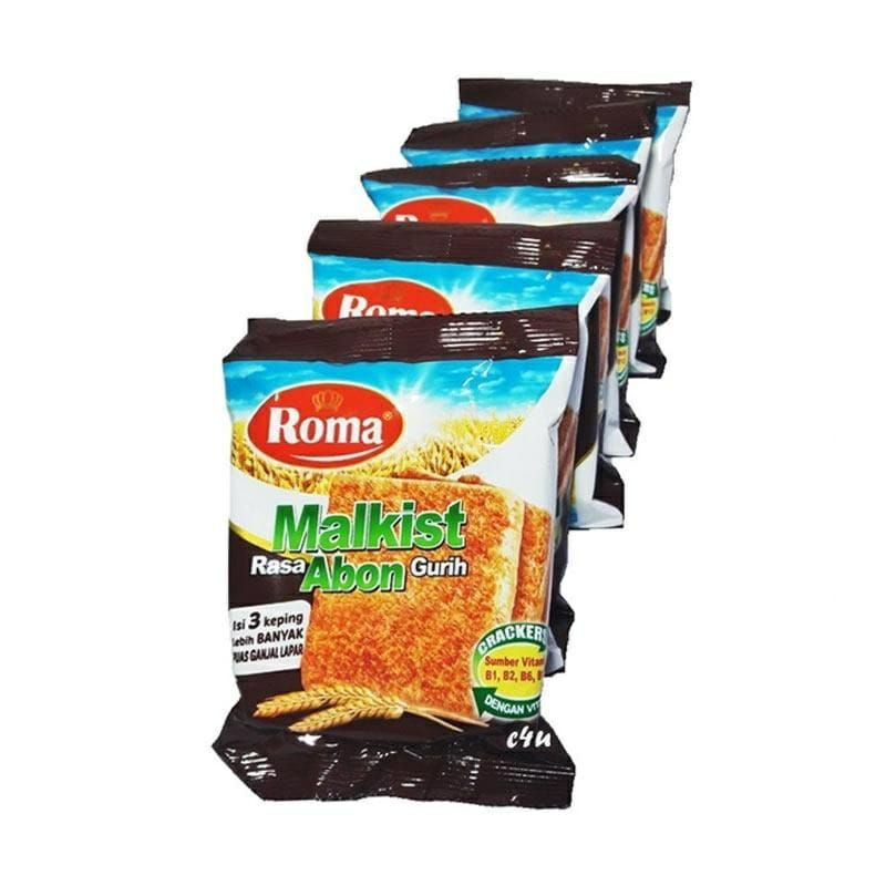 Biskuit roma malkist abon 1 renceng isi 10pcs