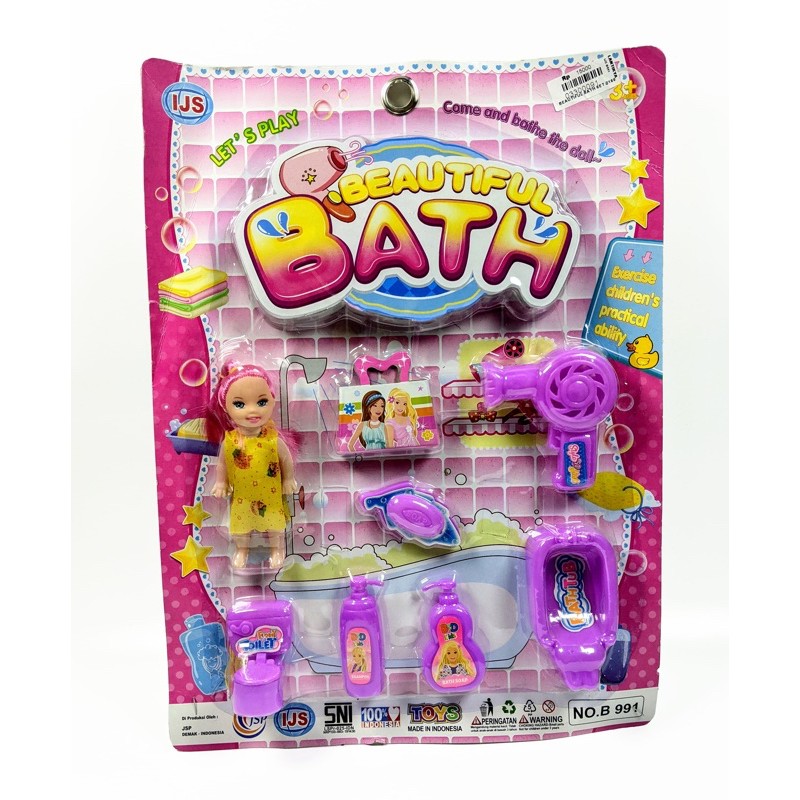 MAINAN BEAUTIFUL BATH / MAINAN MANDI SET /BEAUTIFUL BATH B 991
