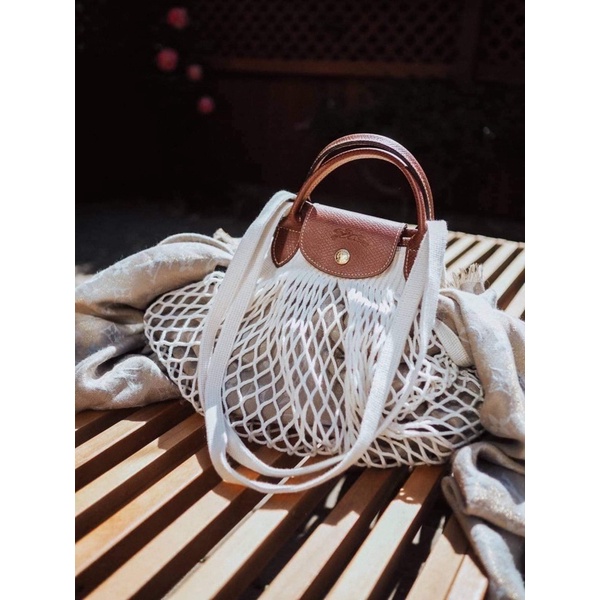 Tas LC LE PLIAGE FILET Top handle bag ecru