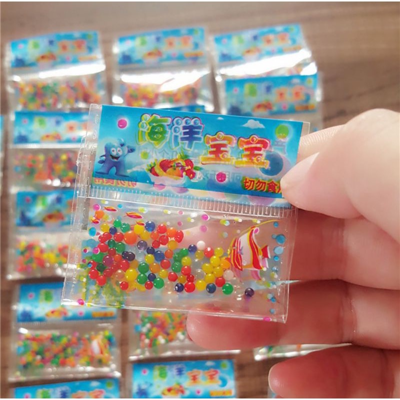 Mainan Edukasi Anak//Water Beads Hydrogel Media Tanam Hydrogel Gel Aqua Beads Bio Gel