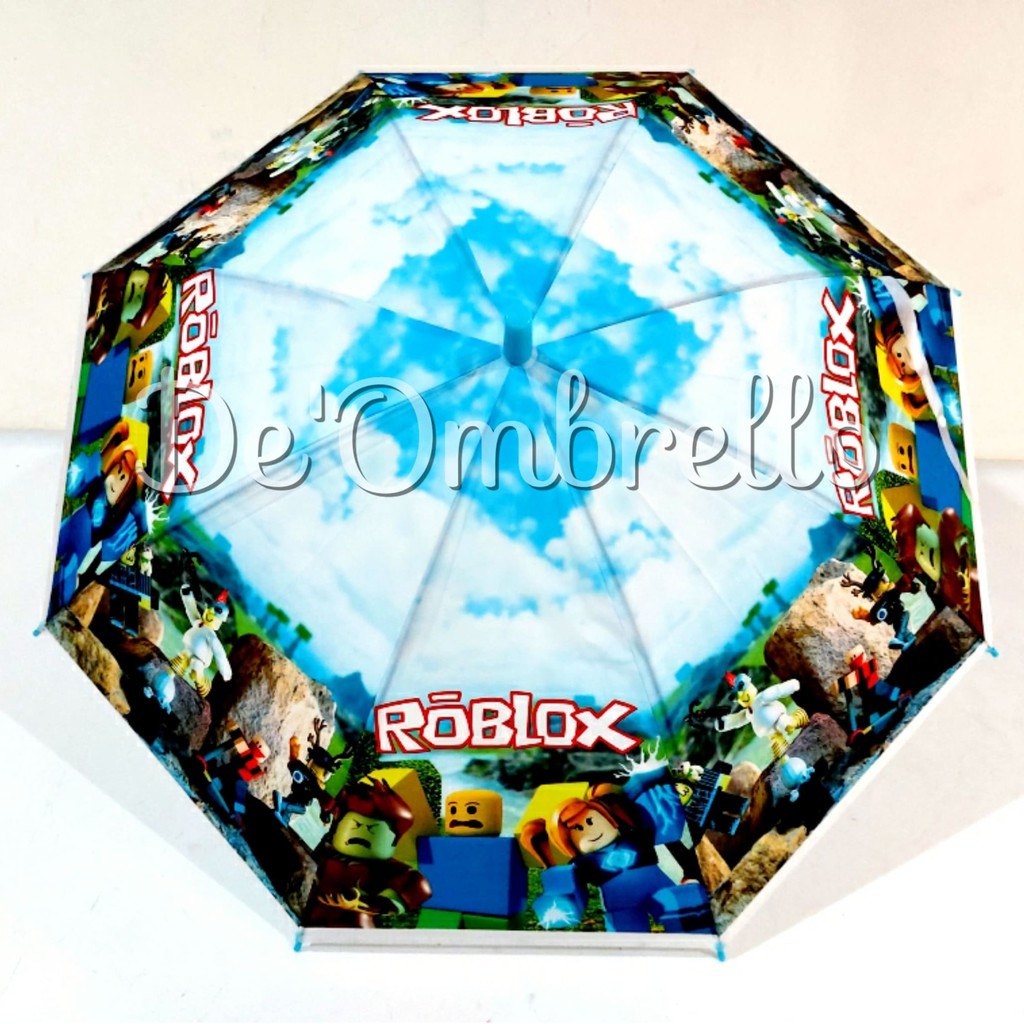 (007RB)Payung PVC Anak Motif ROBLOX Full Print