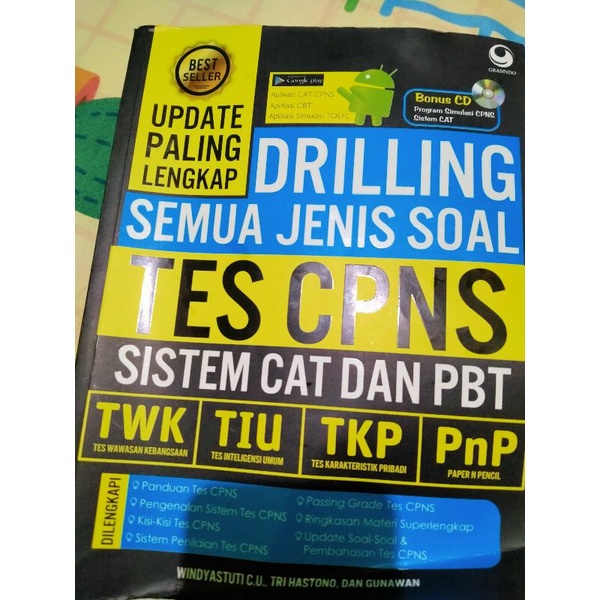 drilling semua jenis soal tes CPNS Sistem CAT dan PBAT