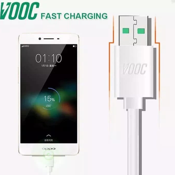 KABEL DATA OPPO FAST CHARGING USB MICRO ORIGINAL 100% - FA